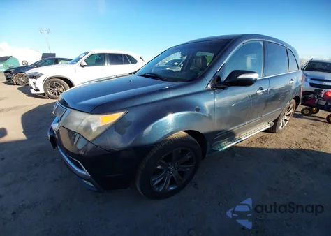2011 Acura Mdx Advance Package из США, поврежденный, VIN 2HNYD2H51BH518503